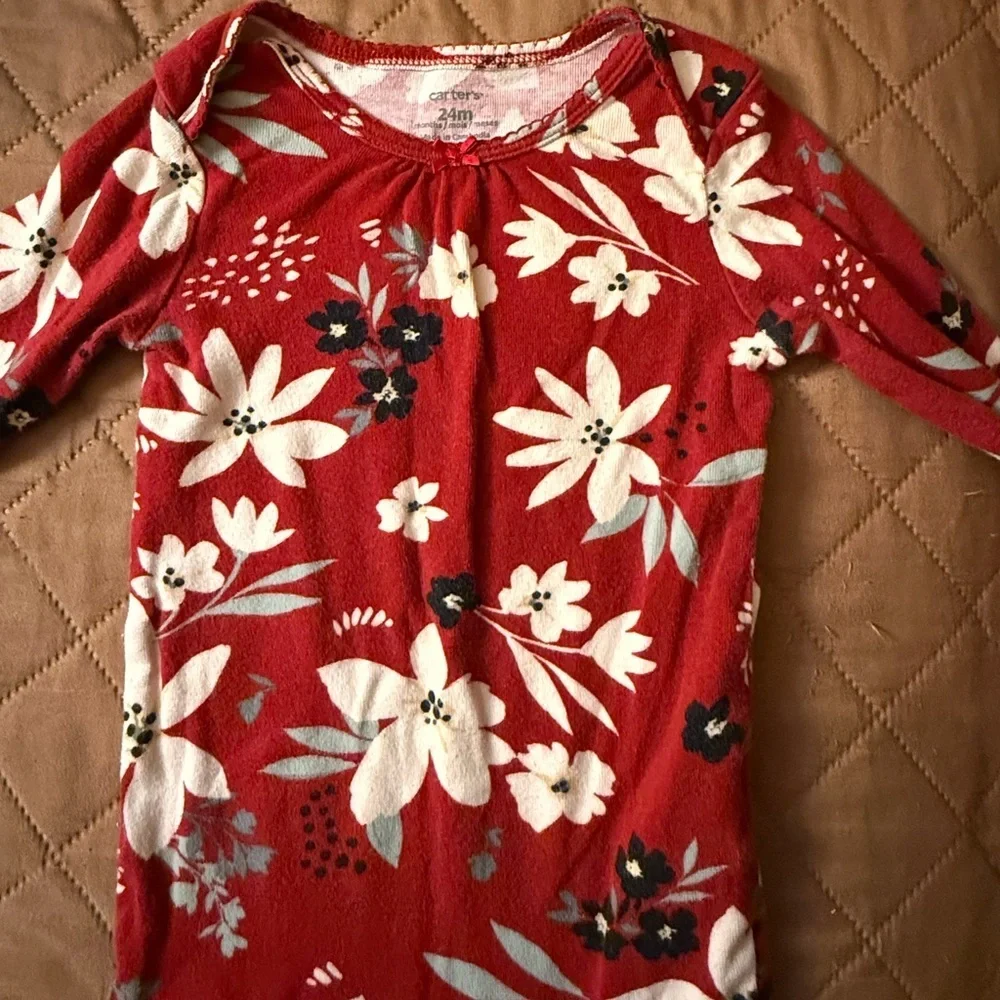 Carter’s & Disney Plaid Long Sleeve Kids 5 Pieces